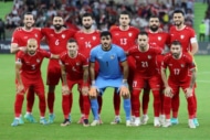 サッカー日本代表と戦うシリア代表