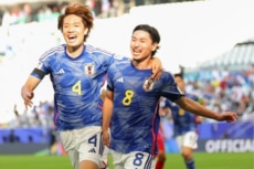 ベトナム代表戦で先制したサッカー日本代表