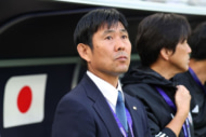 日本代表を率いる森保一監督