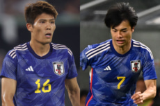 サッカー日本代表の三笘薫と冨安健洋