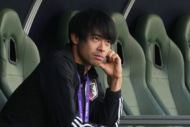 欠場が続くサッカー日本代表MF三笘薫