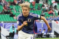 サッカー日本代表でプレーする中村敬斗