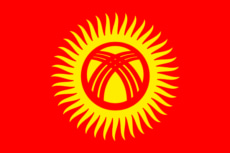 キルギス　国旗