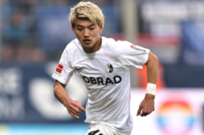 フライブルクに所属するサッカー日本代表MF堂安律