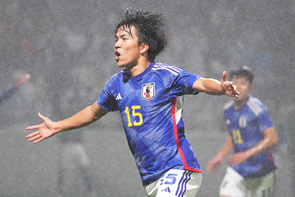 U-23日本代表の田中聡