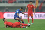 サッカー中国代表とシンガポール代表