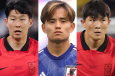 日本VS韓国！？ アジア人の市場価値ランキング1〜10位。サッカー日本代表からは何人がランクイン？