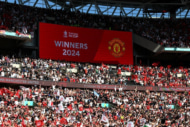 FAカップ決勝のマンチェスター・ユナイテッド