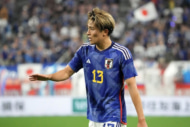 サッカー日本代表MF中村敬斗