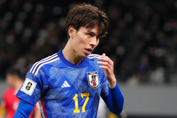 サッカー日本代表MF田中碧