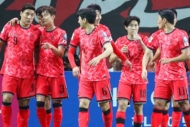 中国代表を下した韓国代表