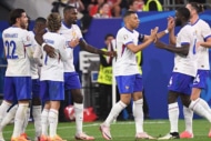 勝利したフランス代表