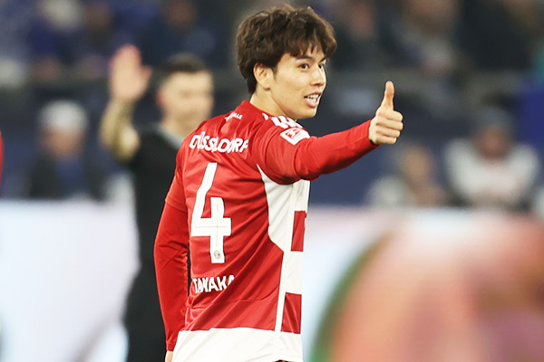 デュッセルドルフに所属する田中碧