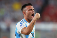 サッカーアルゼンチン代表のラウタロ・マルティネス