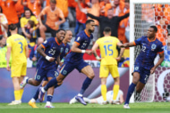 UEFAユーロ2024・ラウンド16でルーマニア代表に勝利したオランダ代表