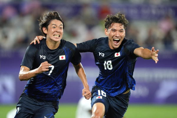 ゴールを決めた山本理仁