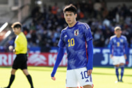 日本代表の鈴木唯人