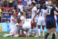 パリ五輪（パリオリンピック）のなでしこジャパン（日本女子代表）対アメリカ合衆国女子代表