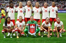 準々決勝進出のカナダ女子代表
