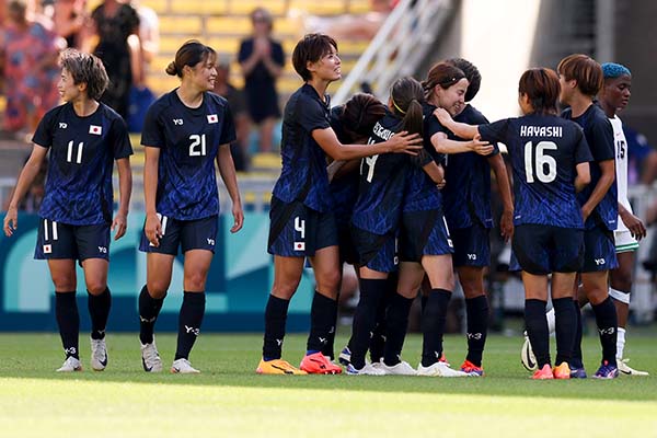 準々決勝進出のなでしこジャパン