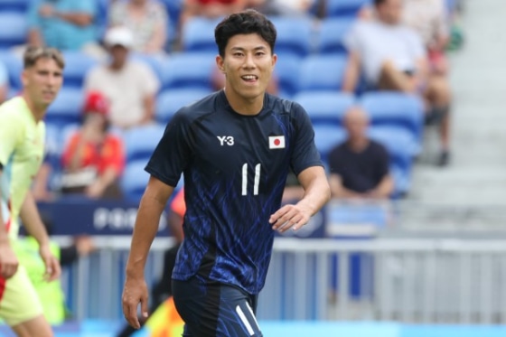 サッカー日本代表FW細谷真大