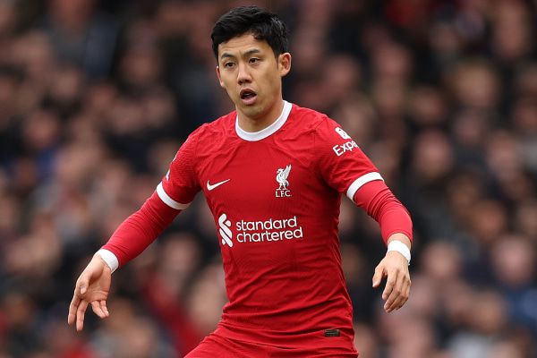 リバプールに所属するサッカー日本代表MF遠藤航