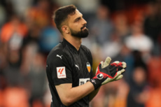 バレンシアに所属するGKギオルギ・ママルダシュビリ