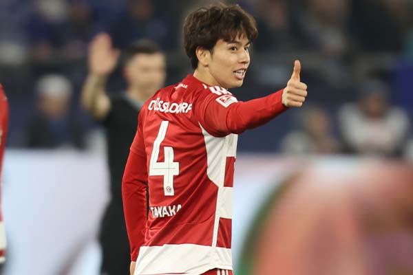 リーズへ移籍となった田中碧
