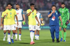 パラグアイ代表に敗れたブラジル代表