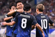 中国代表を下したサッカー日本代表