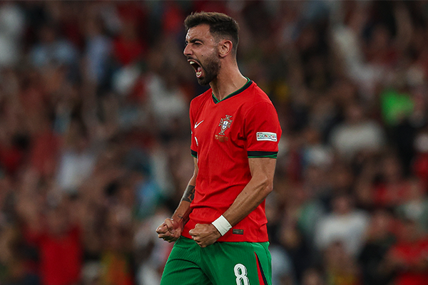 サッカーポルトガル代表MFブルーノ・フェルナンデス