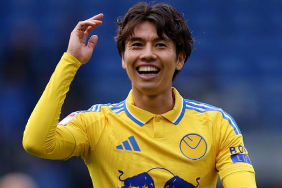 リーズの田中碧