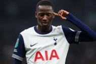 トッテナムに所属するサッカーセネガル代表MFパペ・マタル・サール