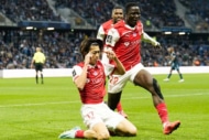 ランスのサッカー日本代表FW中村敬斗