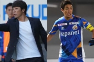 V・ファーレン長崎の下平隆宏監督と秋野央樹