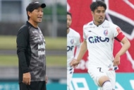 ファジアーノ岡山の木山隆之監督と竹内涼