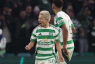 セルティックに所属するサッカー日本代表FW前田大然