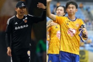 ベガルタ仙台の森山佳郎監督と郷家友太