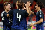 中国戦のサッカー日本代表