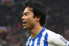ブライトンのサッカー日本代表MF三笘薫