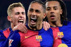 バルセロナに所属するサッカーブラジル代表FWラフィーニャ
