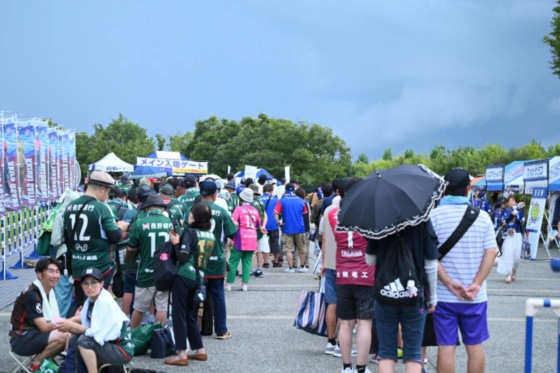 カターレ富山の本拠地・富山県総合運動公園陸上競技場