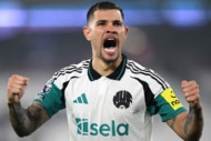 ニューカッスルに所属するサッカーブラジル代表MFブルーノ・ギマランイス