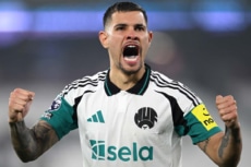 ニューカッスルに所属するサッカーブラジル代表MFブルーノ・ギマランイス