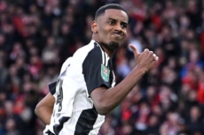 ニューカッスルのサッカースウェーデン代表FWアレクサンデル・イサク