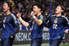 バーレーン戦に勝利したサッカー日本代表