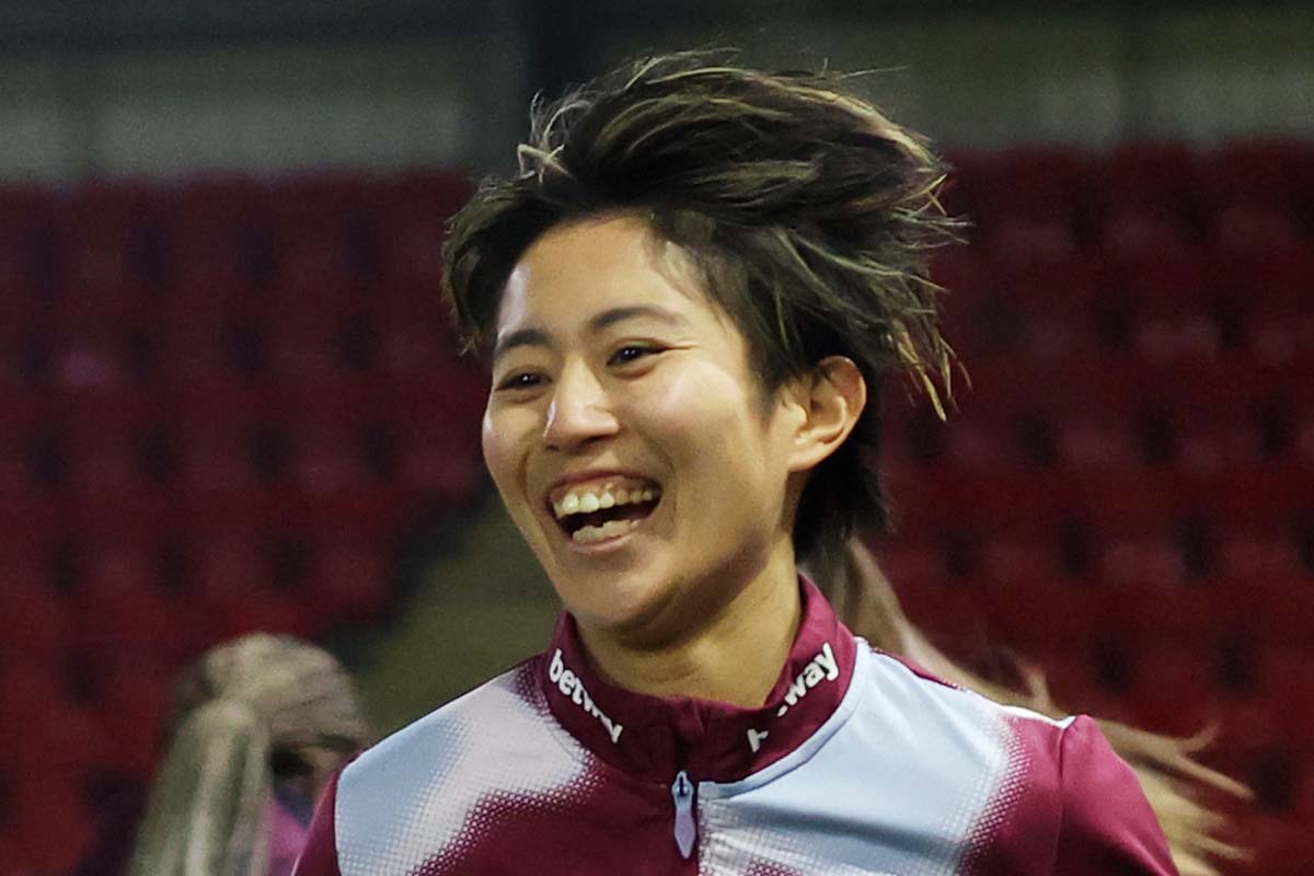 ウェストハムに所属するなでしこジャパン(サッカー日本女子代表)FW植木理子