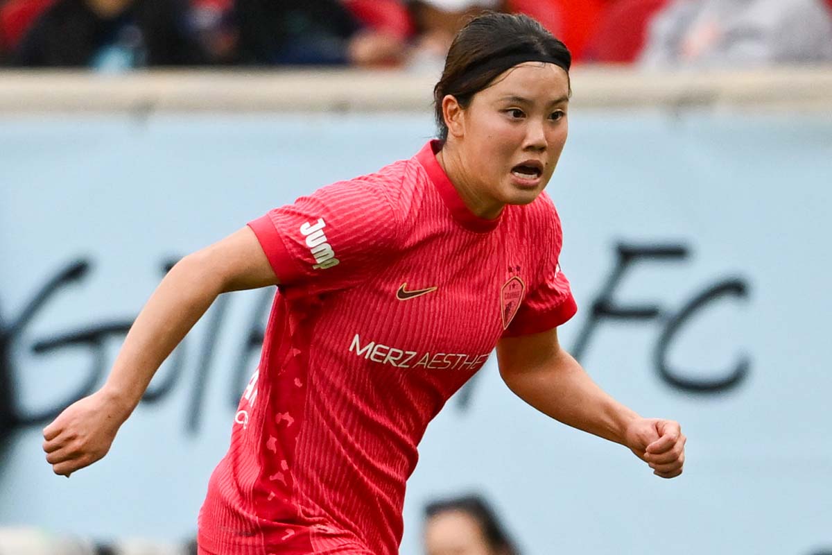 ノースカロライナに所属するなでしこジャパン(サッカー日本女子代表)FW松窪真心