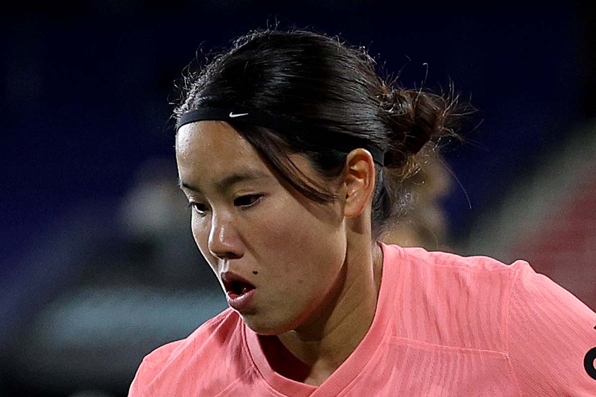NCカレッジに所属するなでしこジャパン(サッカー日本女子代表)FW松窪真心