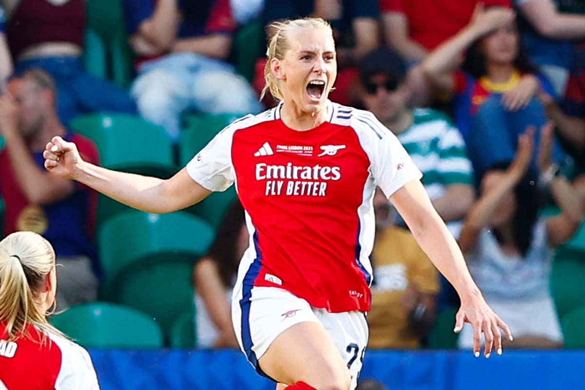アーセナルに所属するサッカースウェーデン女子代表FWスティーナ・ブラックステニウス